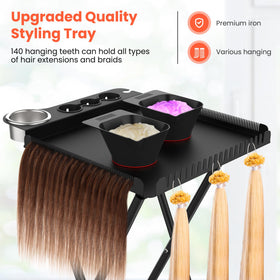 TASALON magnetic dye bowls prevent spills during color application