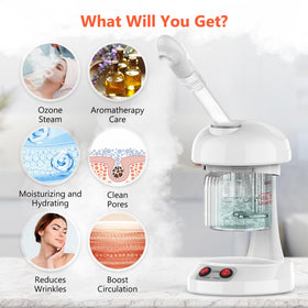 TASALON Nano mist delivers fine hydration and pore cleansing.