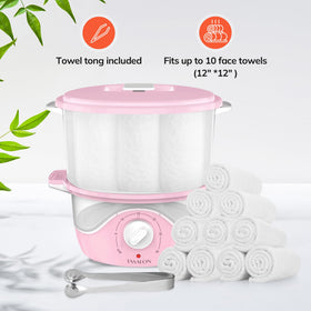 Transparent 0.8L water tank shows level for easy refills.