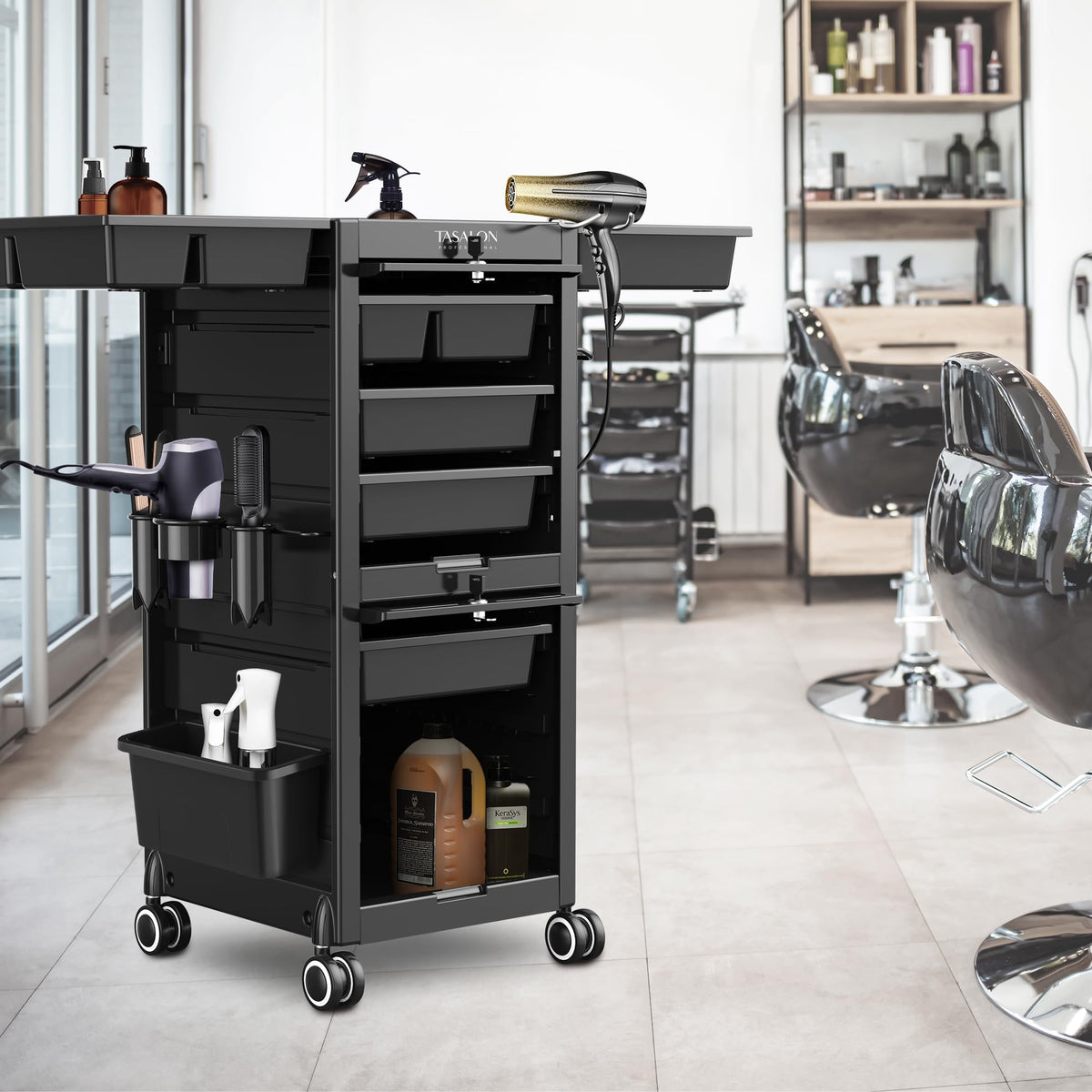 TASALON ergonomic handle and durable design support daily use.