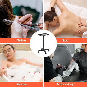 TASALON rolling salon cart disposable covers ensure quick cleanup and hygienic workflows.