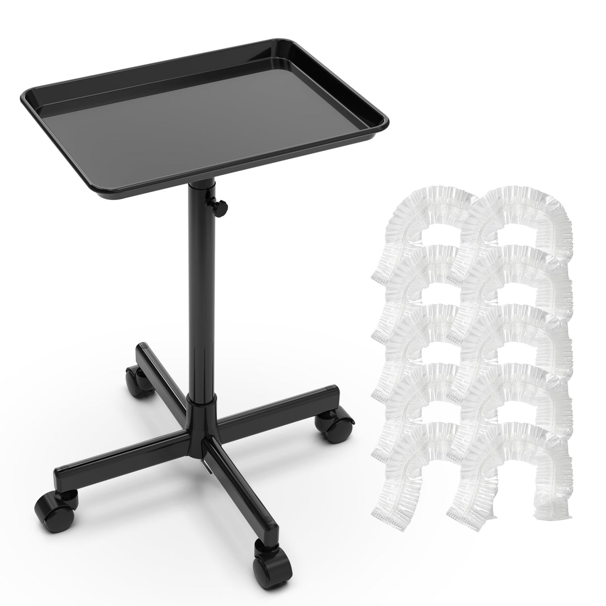 TASALON rolling salon cart top tray for organized tools and quick access.
