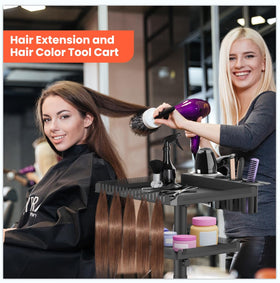 TASALON rolling salon tray cart enhances organization and efficiency for busy days.