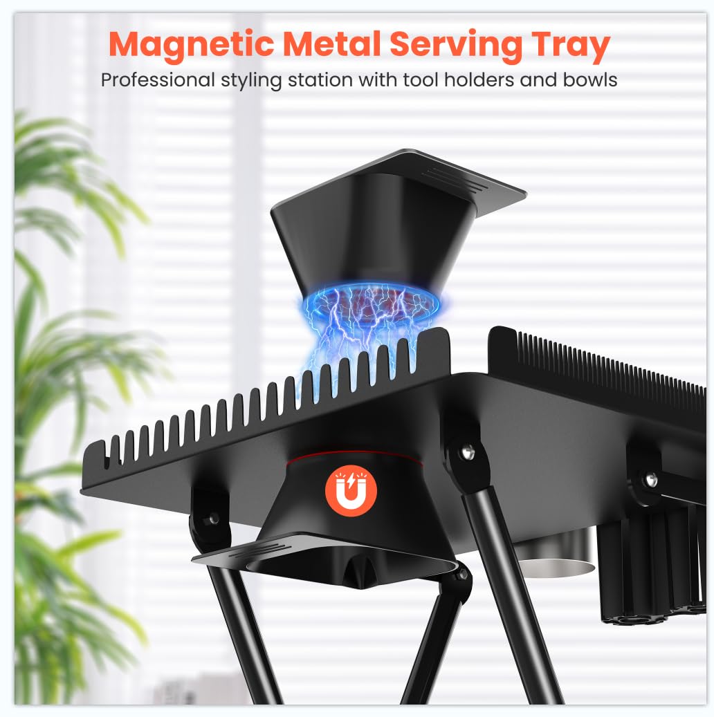 TASALON station cart fixed height for ergonomic styling