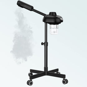 Tasalon steamer on wheels front view shows portable spa setup for clinics