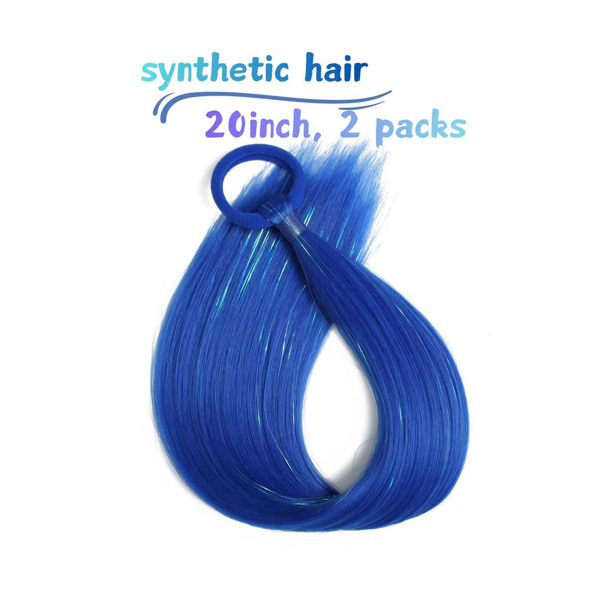 TASHEEMA 20-inch pony tail extensions provide noticeable length with comfortable wear.