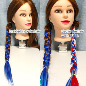 TASHEEMA easy-braid attachment makes DIY color changes quick and clean.