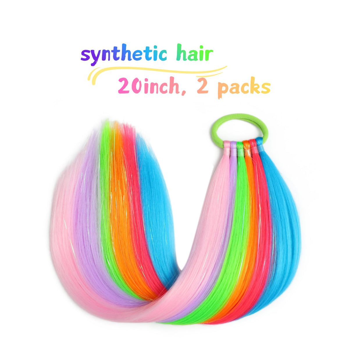 TASHEEMA wacky rave look accessory for crazy hair days and parties.