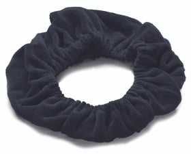 Soft terry cloth headband wrap by TASSI for comfortable, slip-free hair management.