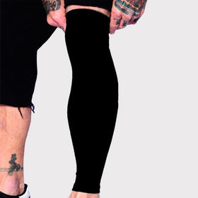 Tat2X Ink Armor full leg cover sleeve in black conceals tattoos discreetly