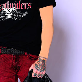Tat2X tattoo cover up sleeve protección UV UPF50 para actividades al aire libre.