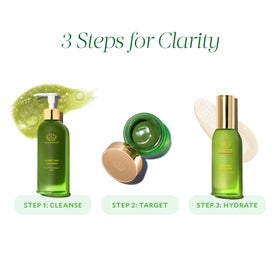 Tata Harper Clarifying Moisturizer application shows light, breathable layer.