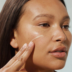 Tata Harper Clarifying Moisturizer label communicates natural ingredients commitment.