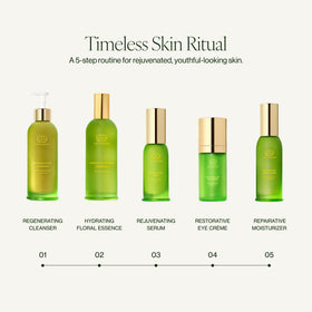 Tata Harper Repairative Moisturizer application rub shows quick absorption