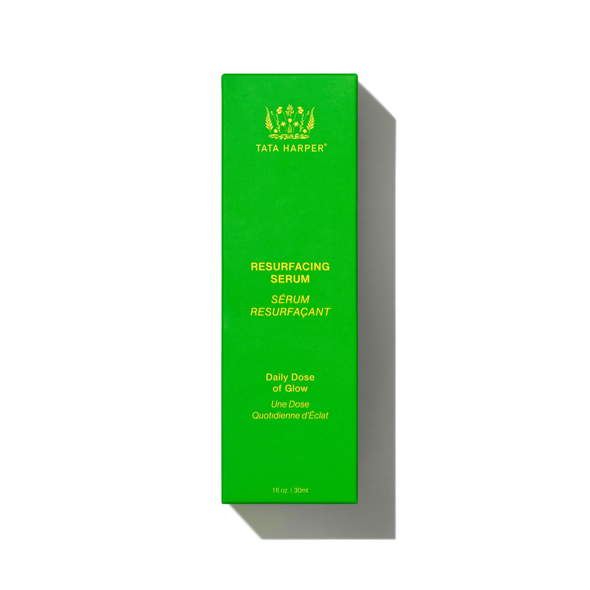Bright complexion with Tata Harper Resurfacing Serum in natural light