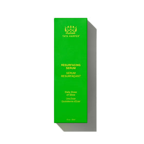Bright complexion with Tata Harper Resurfacing Serum in natural light