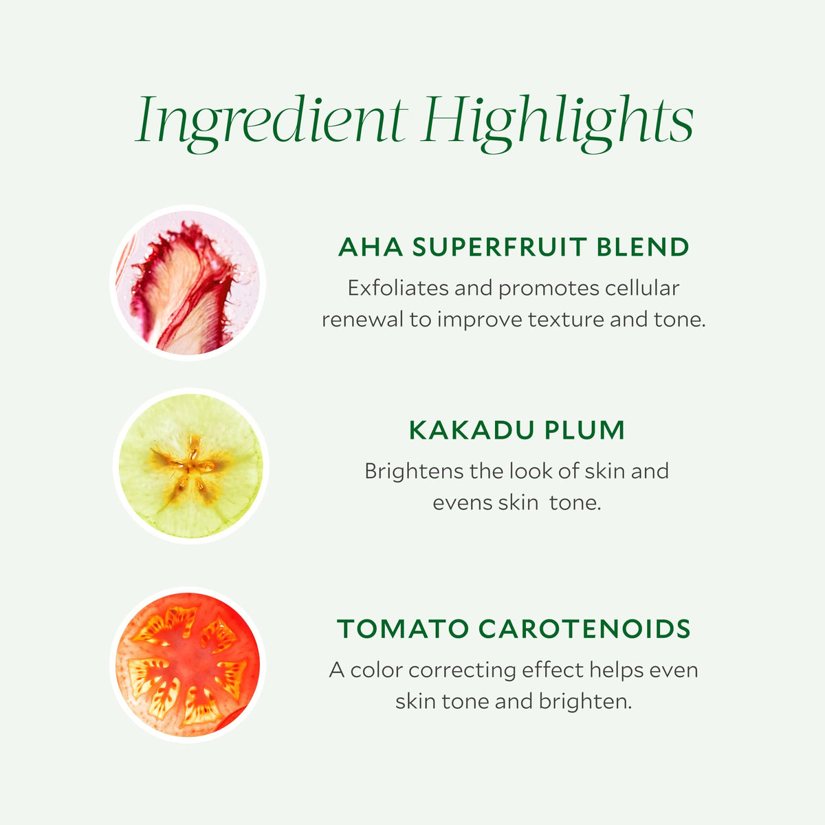 Kakadu Plum ingredient detail in Tata Harper serum