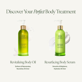 Tata Harper Revitalizing Body Oil after shower use yields hydrated glow.