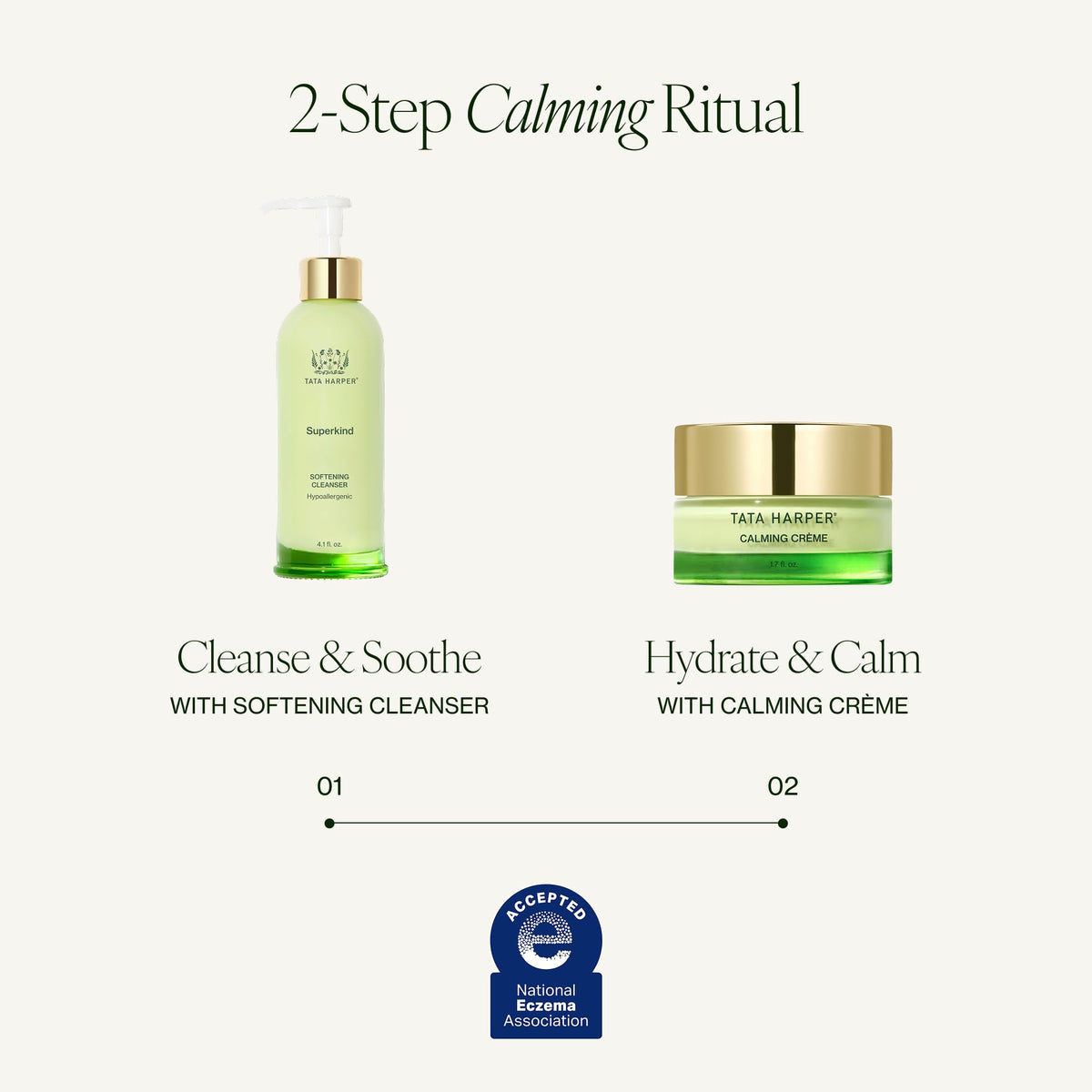 Dermatologist-tested badge on Tata Harper Softening Cleanser.