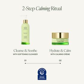 Dermatologist-tested badge on Tata Harper Softening Cleanser.