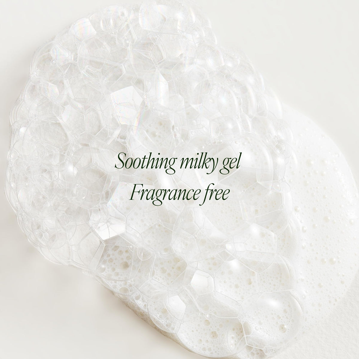 Tata Harper Superkind Softening Cleanser on skin during cleanse for soothing hydration.