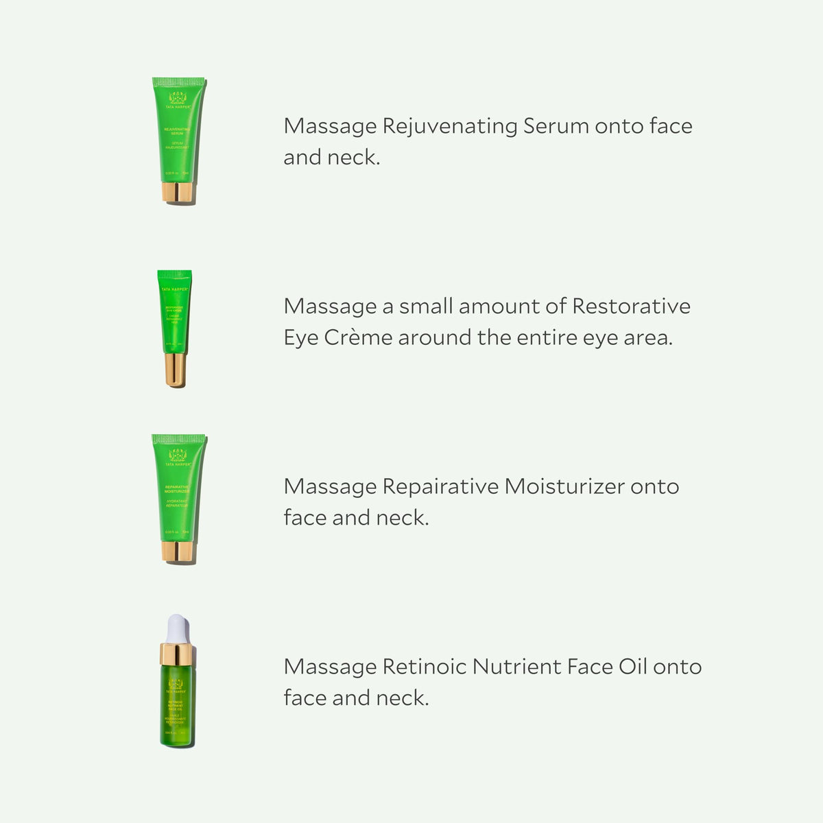 Tata Harper toner bottle close-up emphasizing prepping skin for hydration.