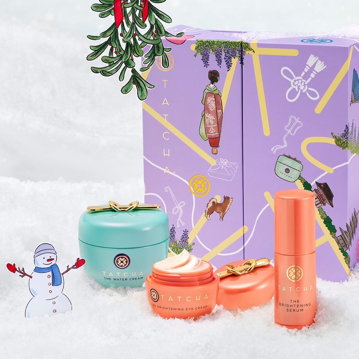 TATCHA Brightening Serum bottle in travel-size for on-the-go radiance