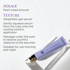 Tatcha 23-karat gold dust subtly brightens shadows beneath eyes.