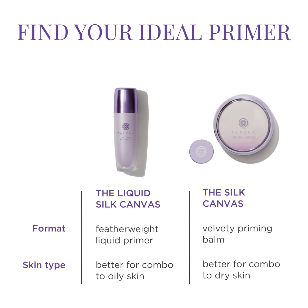 Tatcha Silk Canvas 20 g compact for easy touch-ups on the go.