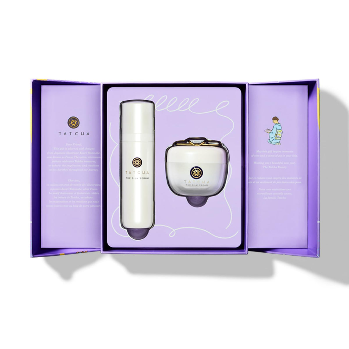 TATCHA Silk Cream jar shows rich texture for overnight moisture and comfort.