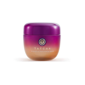 TATCHA Violet-C Radiance Mask cream swirl for creamy hydration and soft skin.