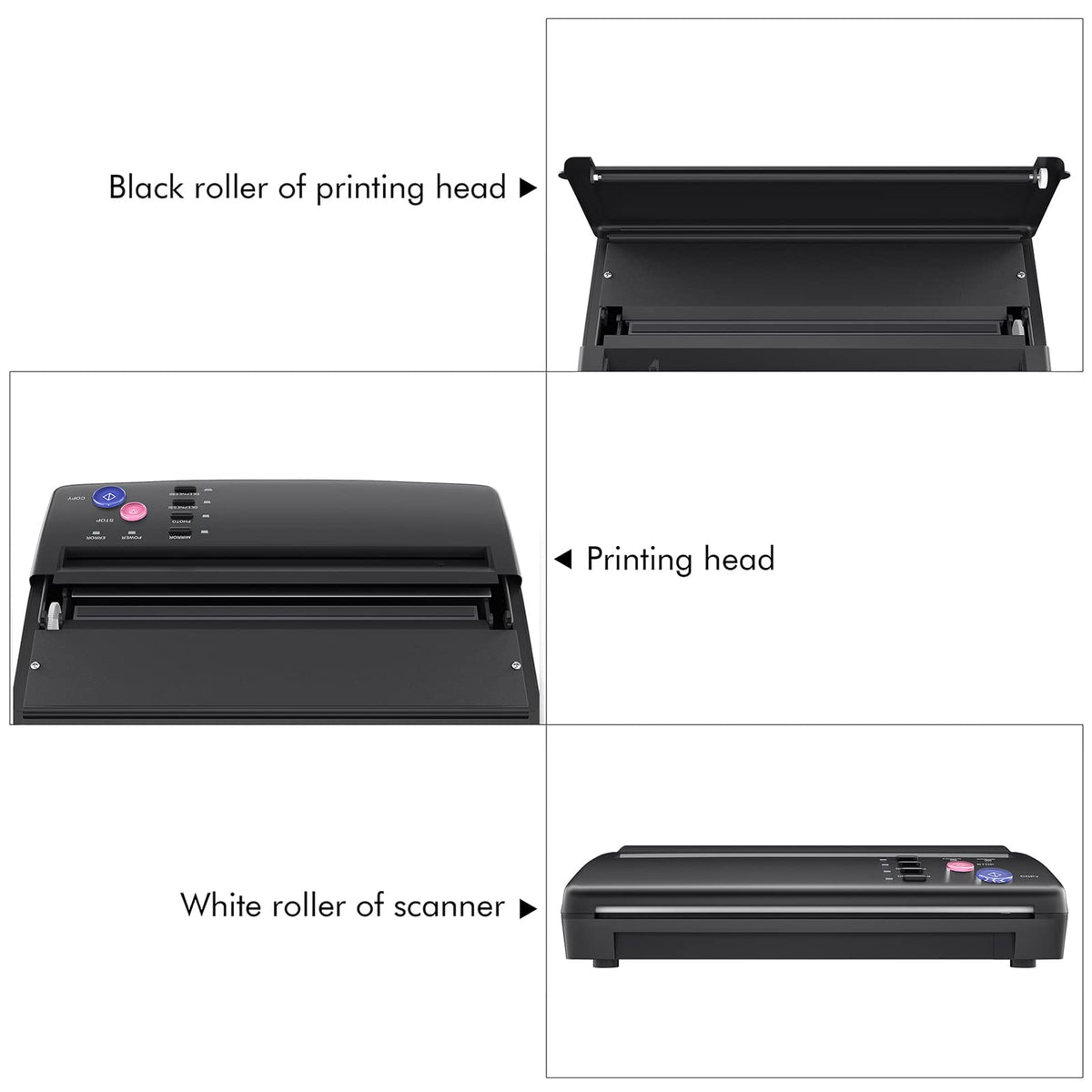 TATELF no-ink-needed feature emphasizes cost-effective operation.