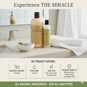 Tate's Natural Miracle Conditioner after-sun use calms and hydrates skin.