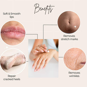 TATSAT Shata Dhauta Ghrita rose cream swatch on skin shows absorption