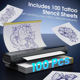 Compact thermal printer printing US Letter and A4 formats