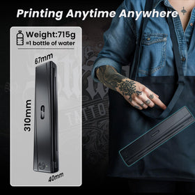 Travel-ready printer printing on the go in any location