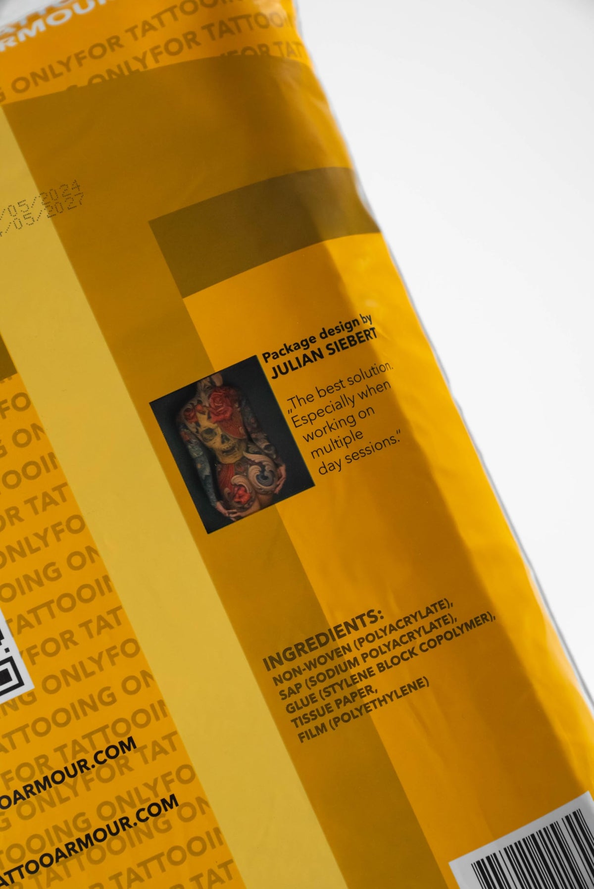 Tattoo Armour provides UV protection to shield new ink during healing