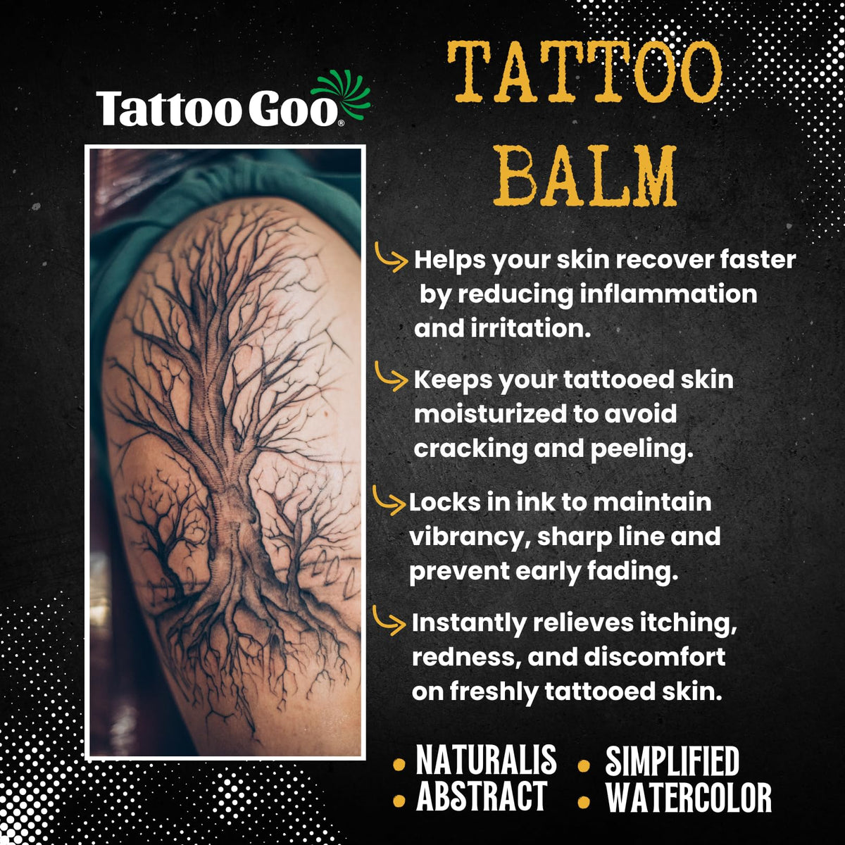 Label highlights petroleum-free, lanolin-free, and mineral oil-free formula.