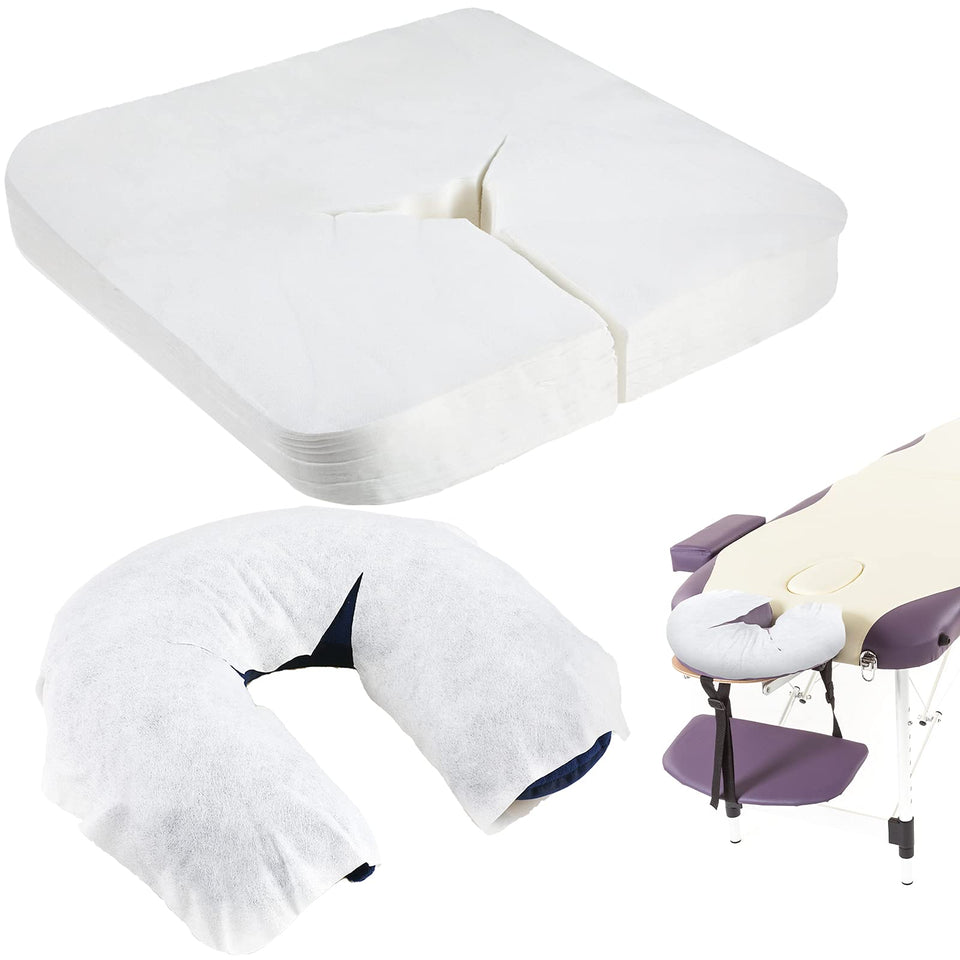 Tatuo disposable face cradle covers pack, hygienic protection between clients.