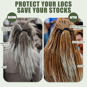 Tatuo dreadlock cap overnight use protects long hair without snagging