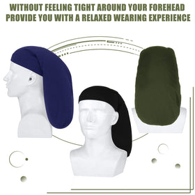 Tatuo 4-piece pack, versatile sleep caps for hair care