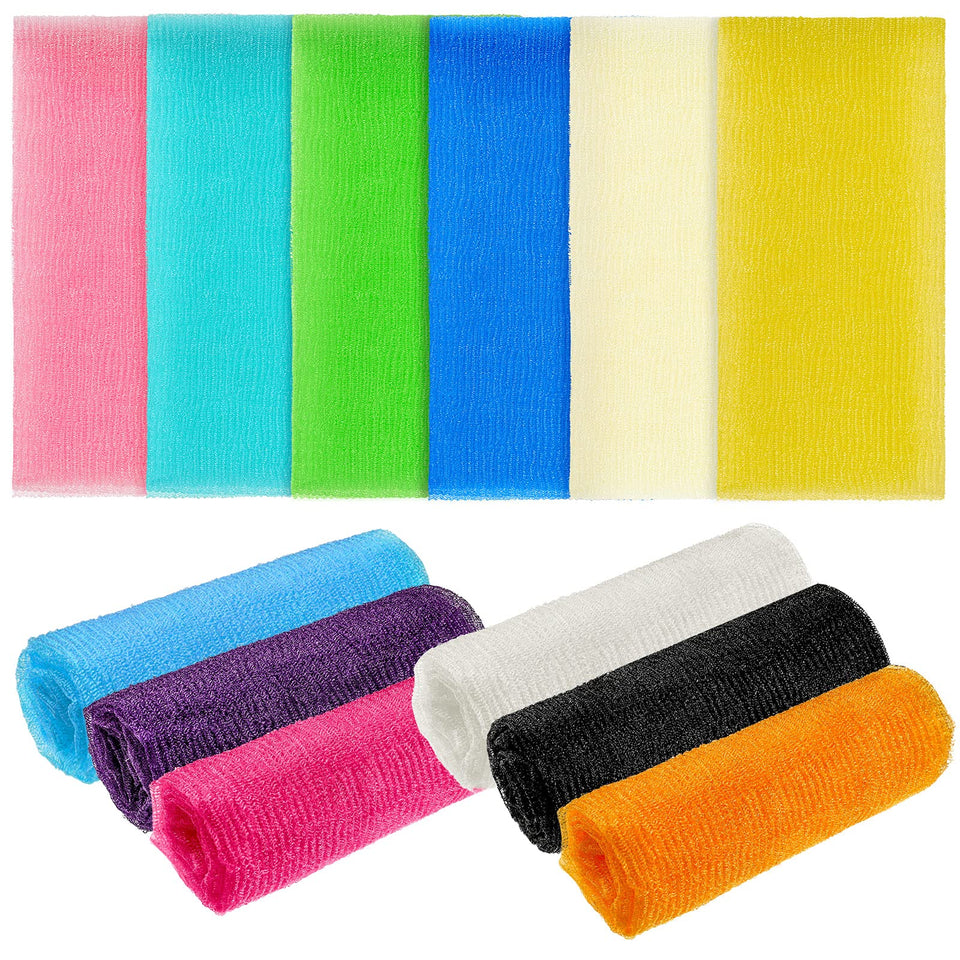 Tatuo exfoliating bath cloth 30x90cm for thorough full-body exfoliation.