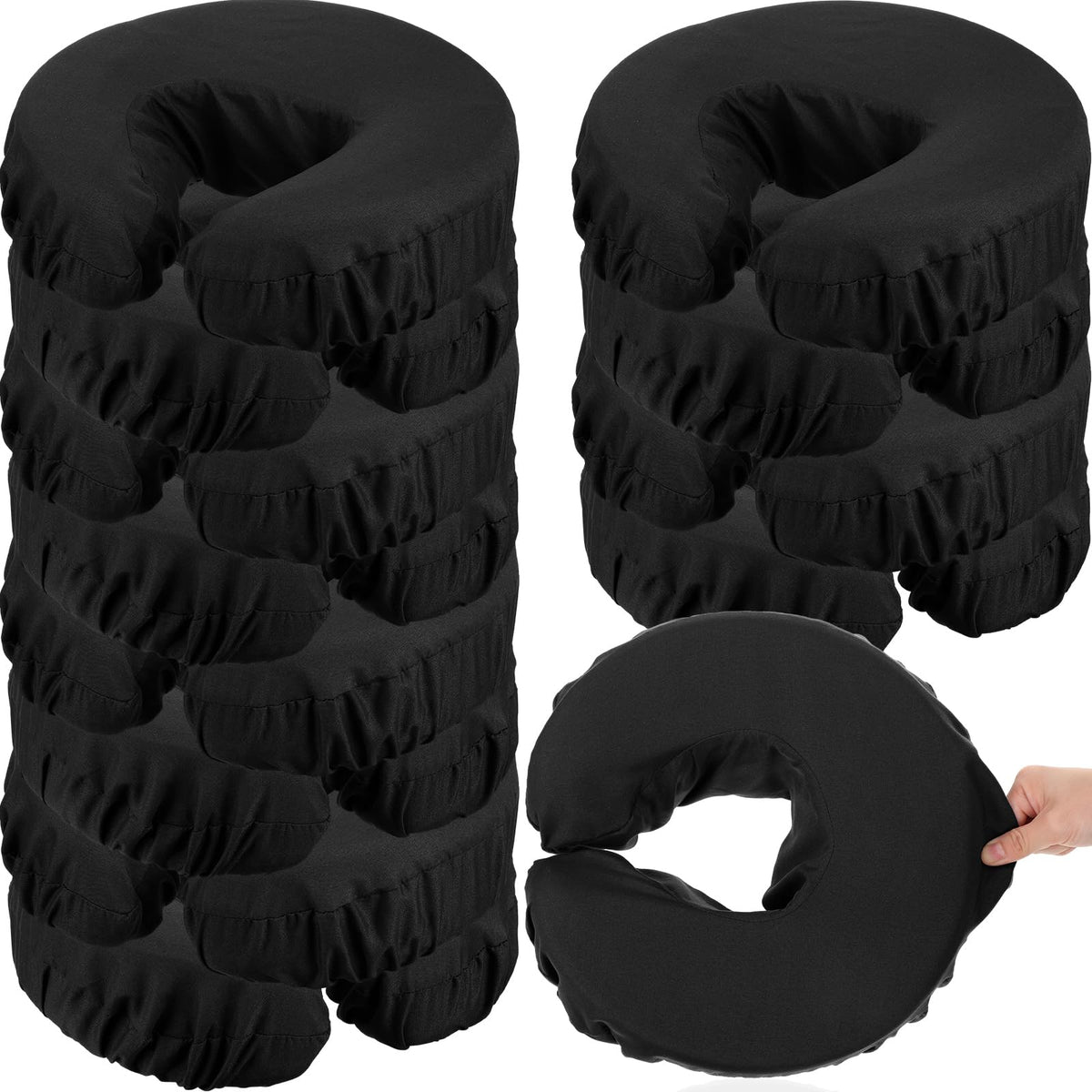 Tatuo microfiber face cradle cover with soft texture for gentle spa sessions