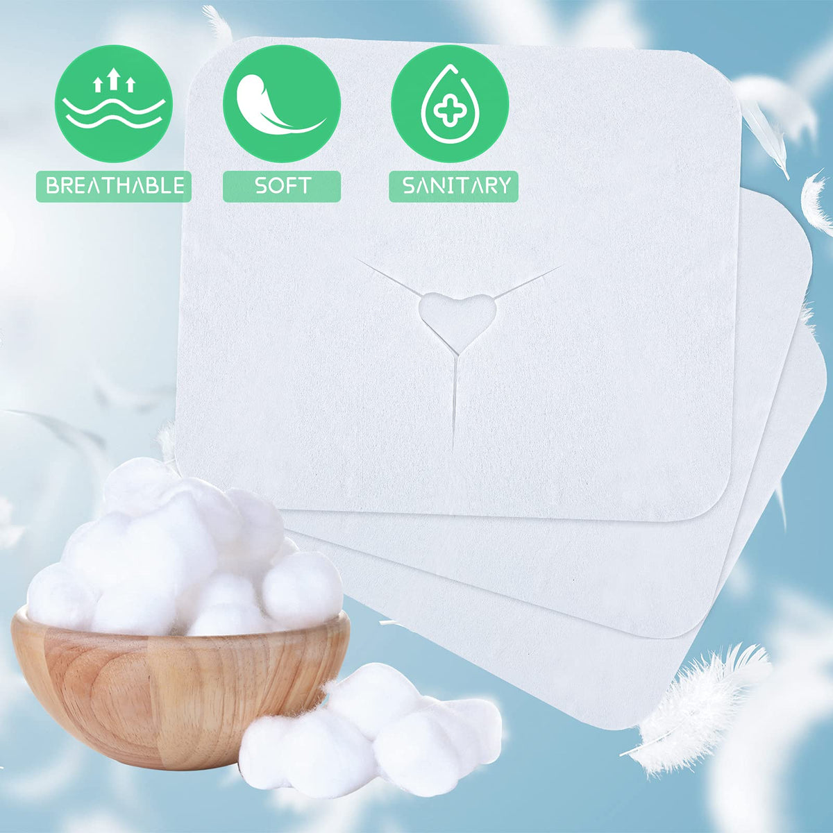 Tatuo disposable headrest covers for spas keep upholstery clean between sessions.