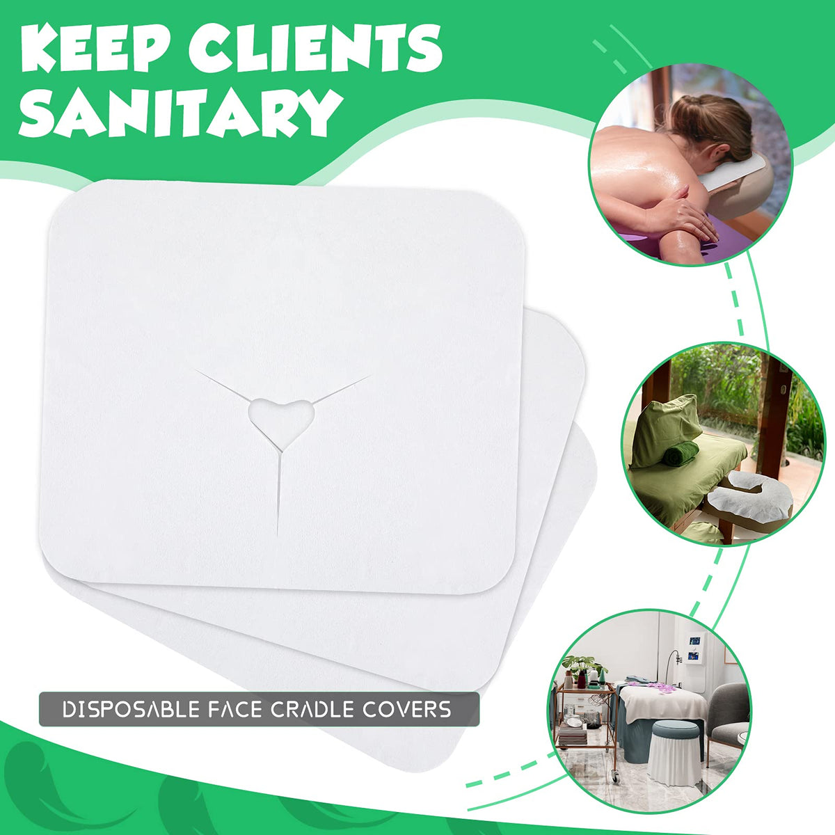 Tatuo hygienic disposable covers protect against moisture and dirt.