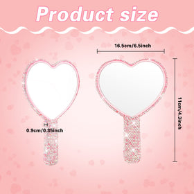 Tatuo rhinestone frame close-up showing durable sparkle and sturdy construction.