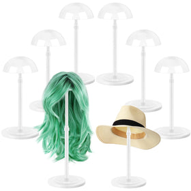Tatuo eight-pack wig stands ready for neat organization and display