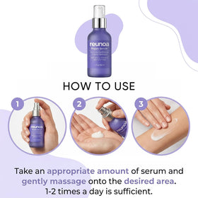 TAWODIUM Reunoa Repair Serum on a bathroom counter for daily care.