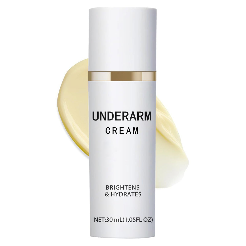 TAWODIUM Underarm Brightening Cream bottle close-up showing sleek design and premium formula.