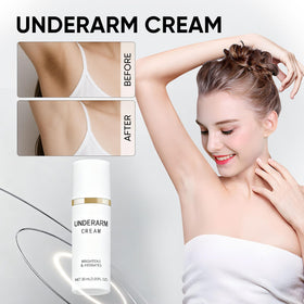 TAWODIUM Underarm Brightening Cream texture swatch highlights creamy, non-greasy feel.